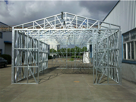 steel building construction