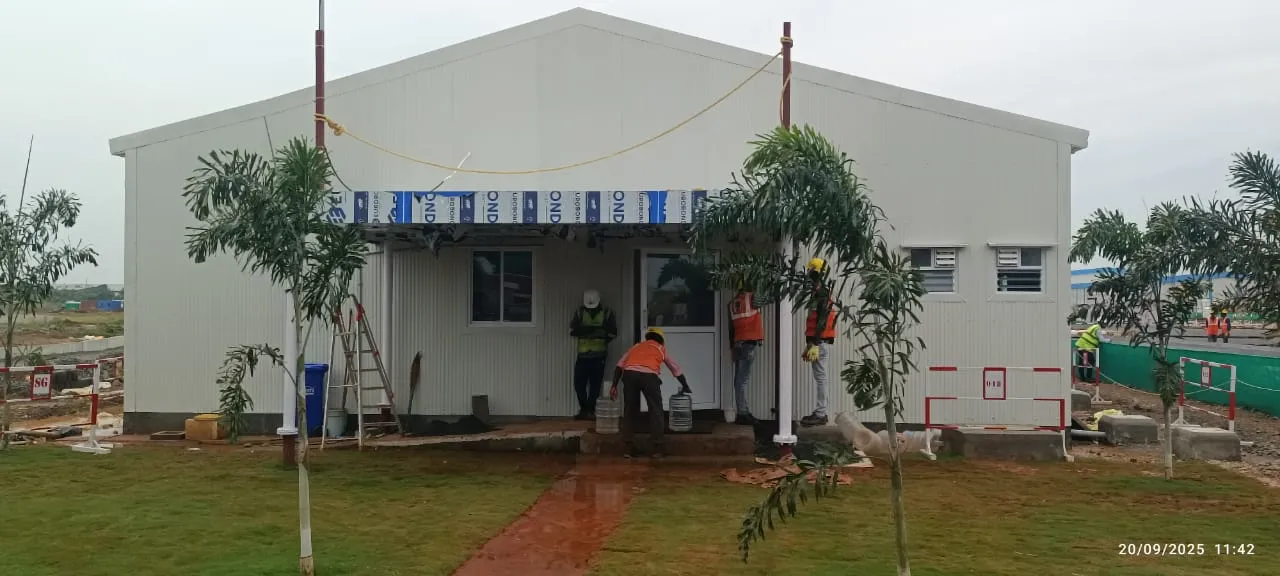 steel building construction