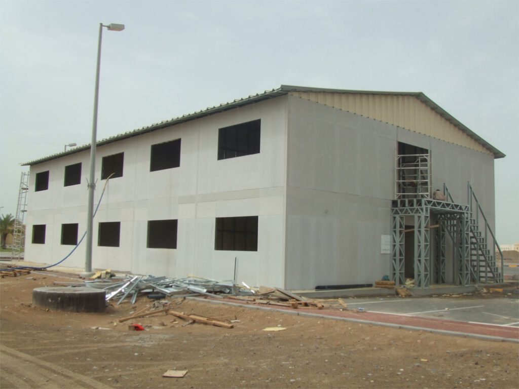 steel building construction